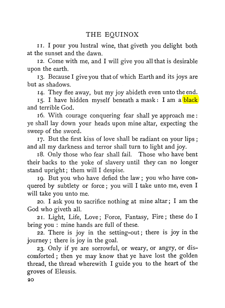 Original scan of The Equinox (Volume I, Number VI), PDF page 28