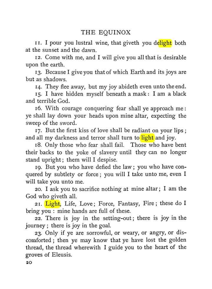Original scan of The Equinox (Volume I, Number VI), PDF page 28