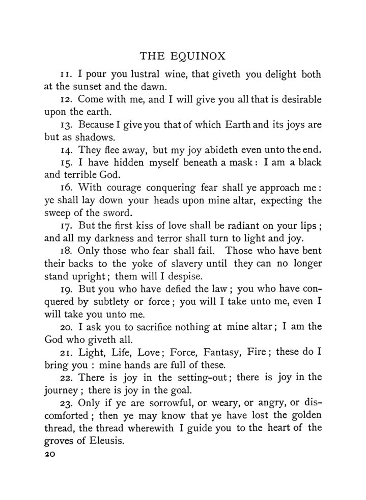 Original scan of The Equinox (Volume I, Number VI), PDF page 28