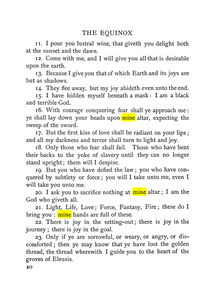 Original scan of The Equinox (Volume I, Number VI), PDF page 28