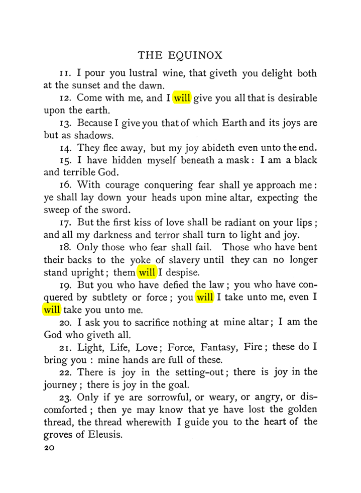 Original scan of The Equinox (Volume I, Number VI), PDF page 28