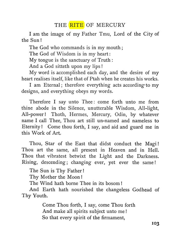 Original scan of The Equinox (Volume I, Number VI), PDF page 281
