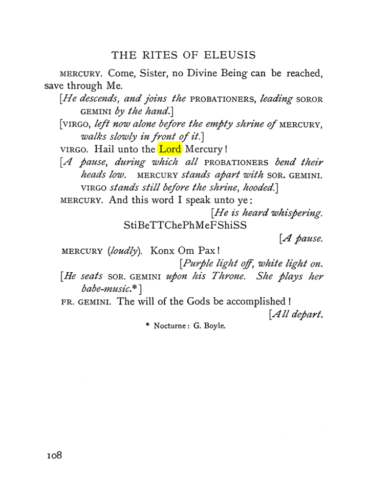 Original scan of The Equinox (Volume I, Number VI), PDF page 286