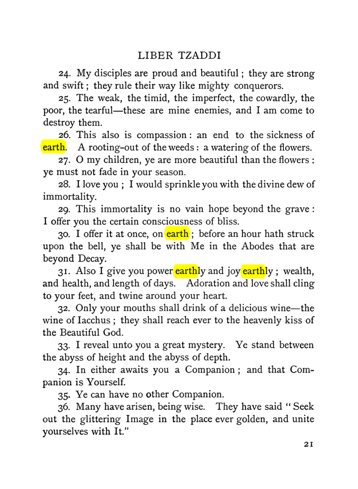 Original scan of The Equinox (Volume I, Number VI), PDF page 29