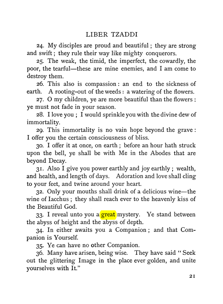 Original scan of The Equinox (Volume I, Number VI), PDF page 29