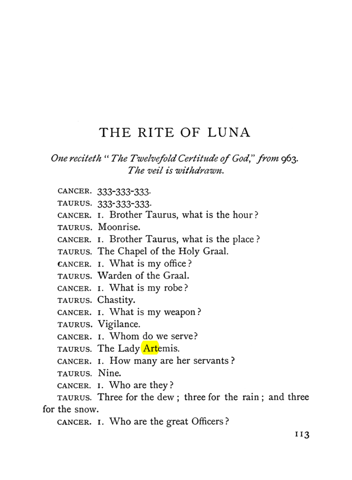 Original scan of The Equinox (Volume I, Number VI), PDF page 291