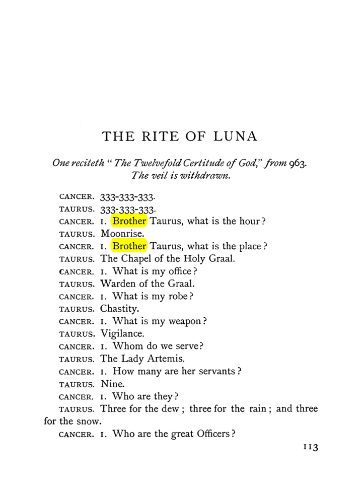 Original scan of The Equinox (Volume I, Number VI), PDF page 291