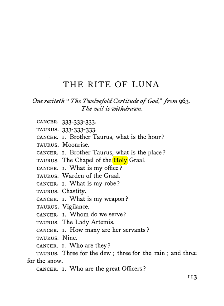 Original scan of The Equinox (Volume I, Number VI), PDF page 291