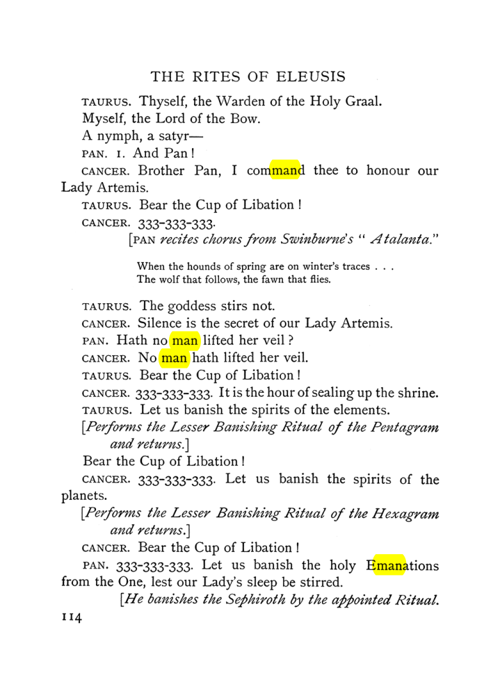Original scan of The Equinox (Volume I, Number VI), PDF page 292