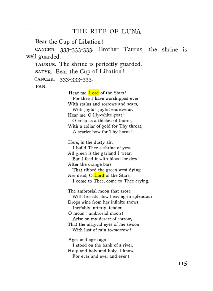 Original scan of The Equinox (Volume I, Number VI), PDF page 293