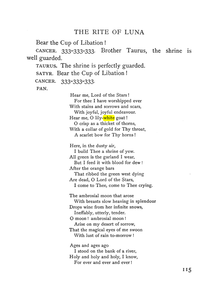 Original scan of The Equinox (Volume I, Number VI), PDF page 293