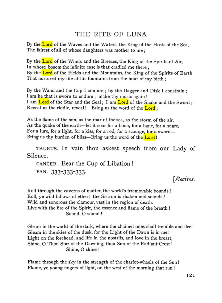 Original scan of The Equinox (Volume I, Number VI), PDF page 299