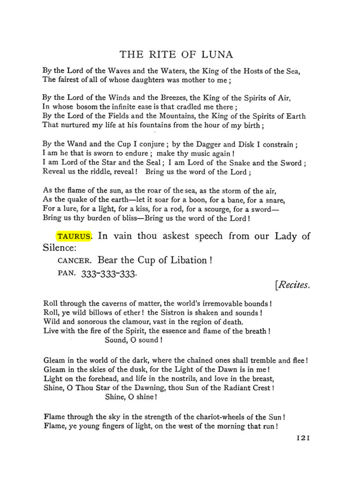 Original scan of The Equinox (Volume I, Number VI), PDF page 299