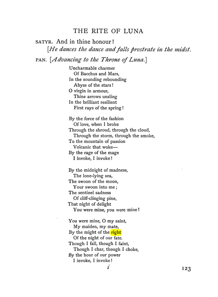 Original scan of The Equinox (Volume I, Number VI), PDF page 301
