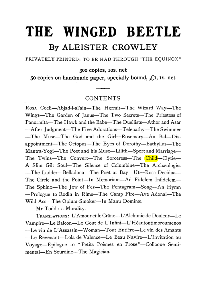 Original scan of The Equinox (Volume I, Number VI), PDF page 303