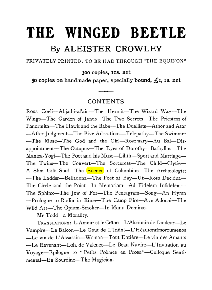 Original scan of The Equinox (Volume I, Number VI), PDF page 303
