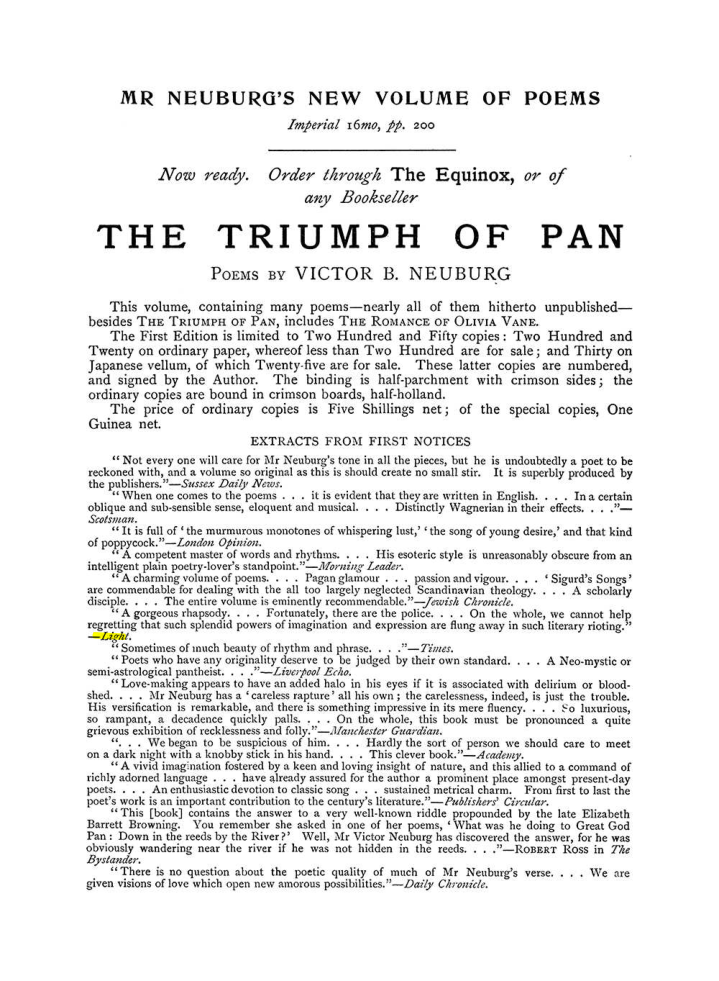 Original scan of The Equinox (Volume I, Number VI), PDF page 304