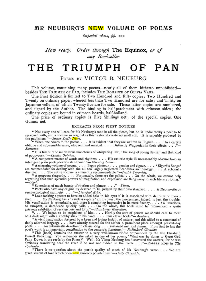 Original scan of The Equinox (Volume I, Number VI), PDF page 304