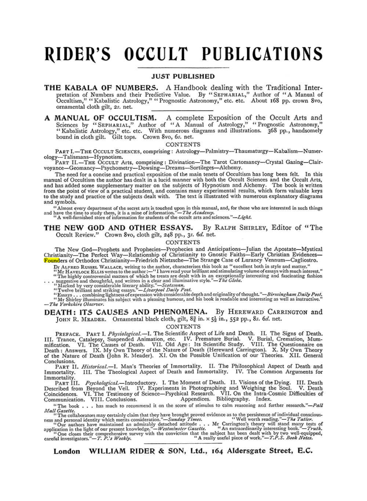 Original scan of The Equinox (Volume I, Number VI), PDF page 305