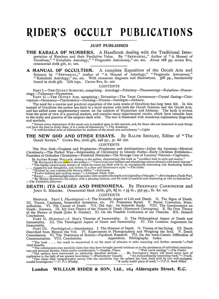 Original scan of The Equinox (Volume I, Number VI), PDF page 305