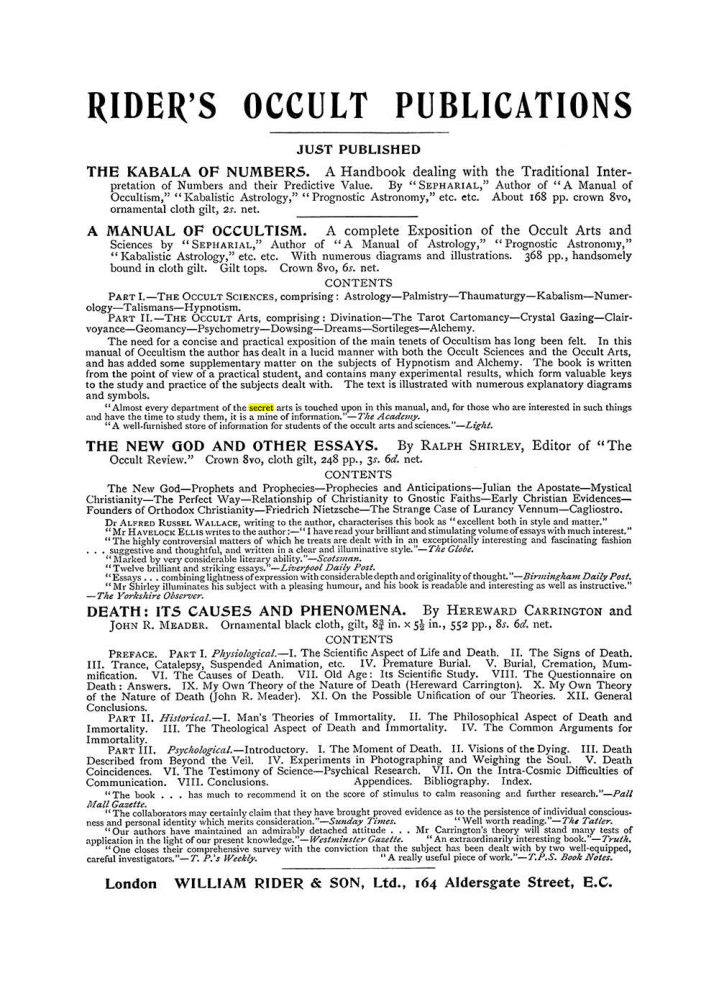 Original scan of The Equinox (Volume I, Number VI), PDF page 305