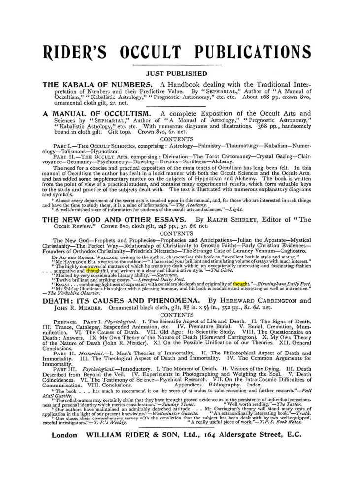 Original scan of The Equinox (Volume I, Number VI), PDF page 305