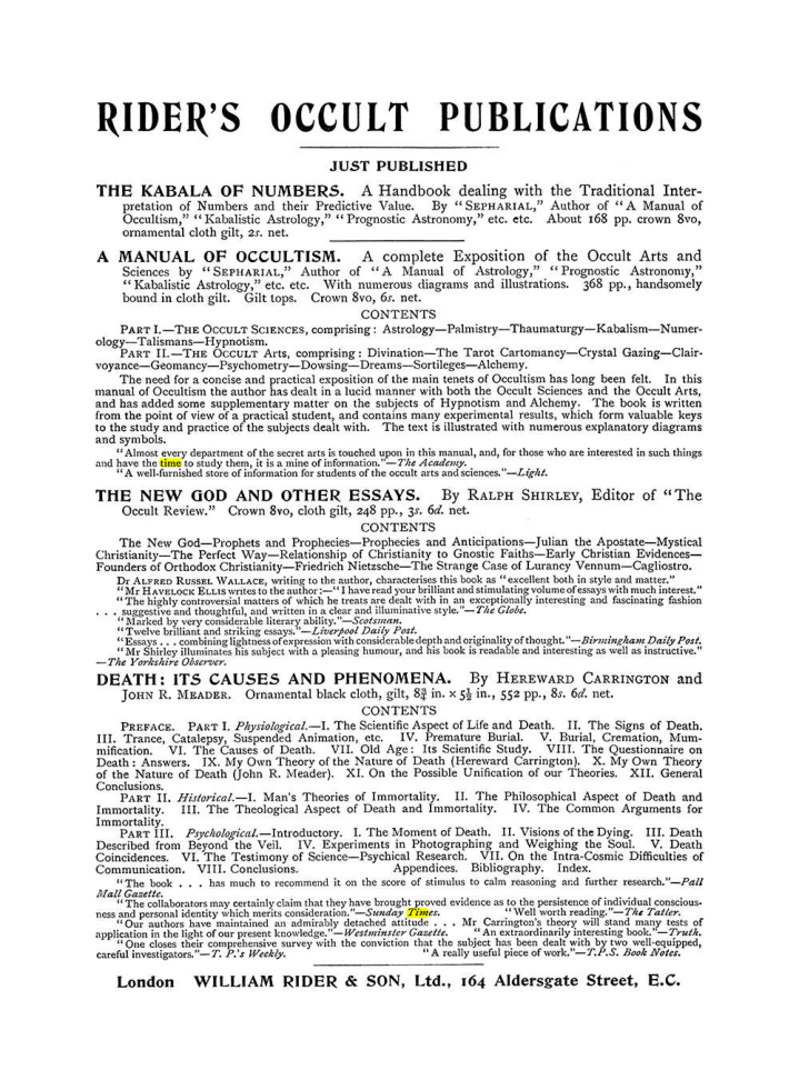 Original scan of The Equinox (Volume I, Number VI), PDF page 305