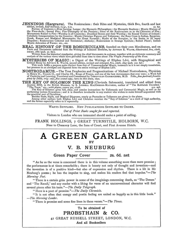 Original scan of The Equinox (Volume I, Number VI), PDF page 309