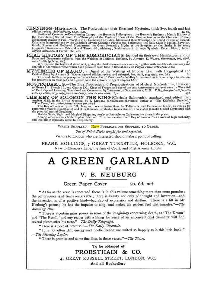 Original scan of The Equinox (Volume I, Number VI), PDF page 309