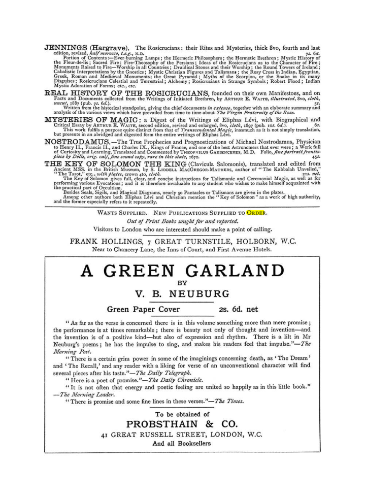 Original scan of The Equinox (Volume I, Number VI), PDF page 309