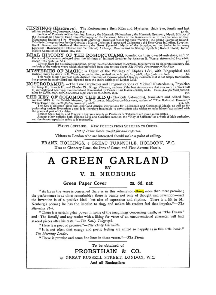 Original scan of The Equinox (Volume I, Number VI), PDF page 309