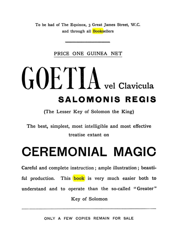 Original scan of The Equinox (Volume I, Number VI), PDF page 311
