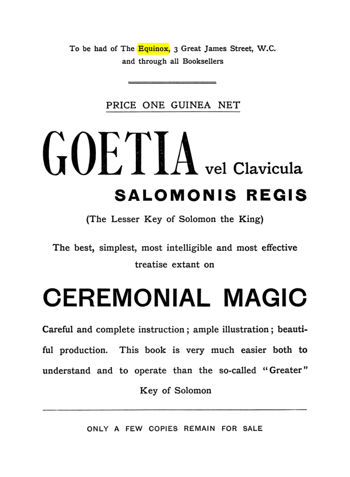 Original scan of The Equinox (Volume I, Number VI), PDF page 311