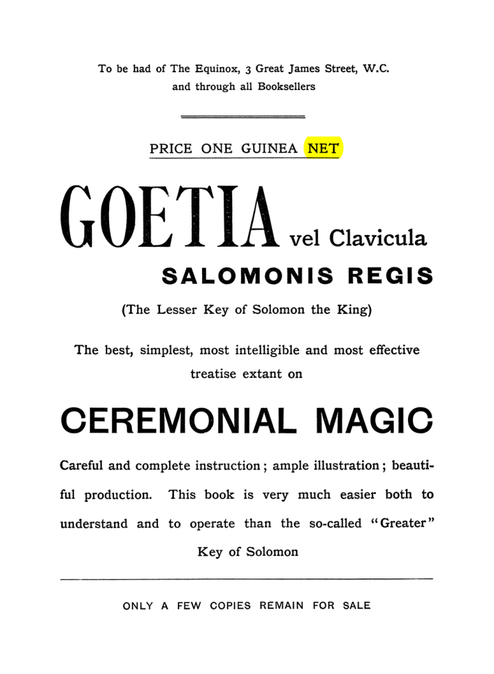 Original scan of The Equinox (Volume I, Number VI), PDF page 311