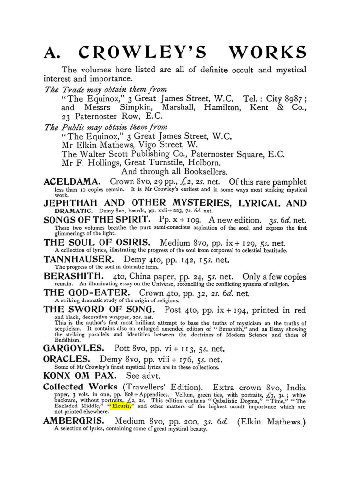 Original scan of The Equinox (Volume I, Number VI), PDF page 316