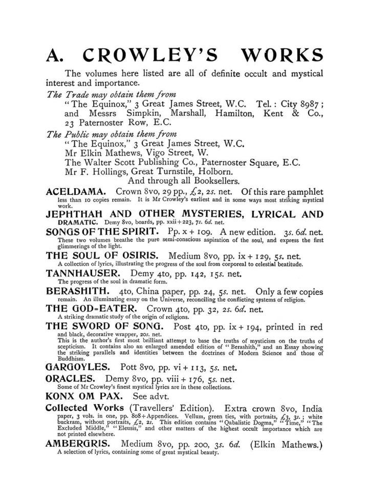 Original scan of The Equinox (Volume I, Number VI), PDF page 316