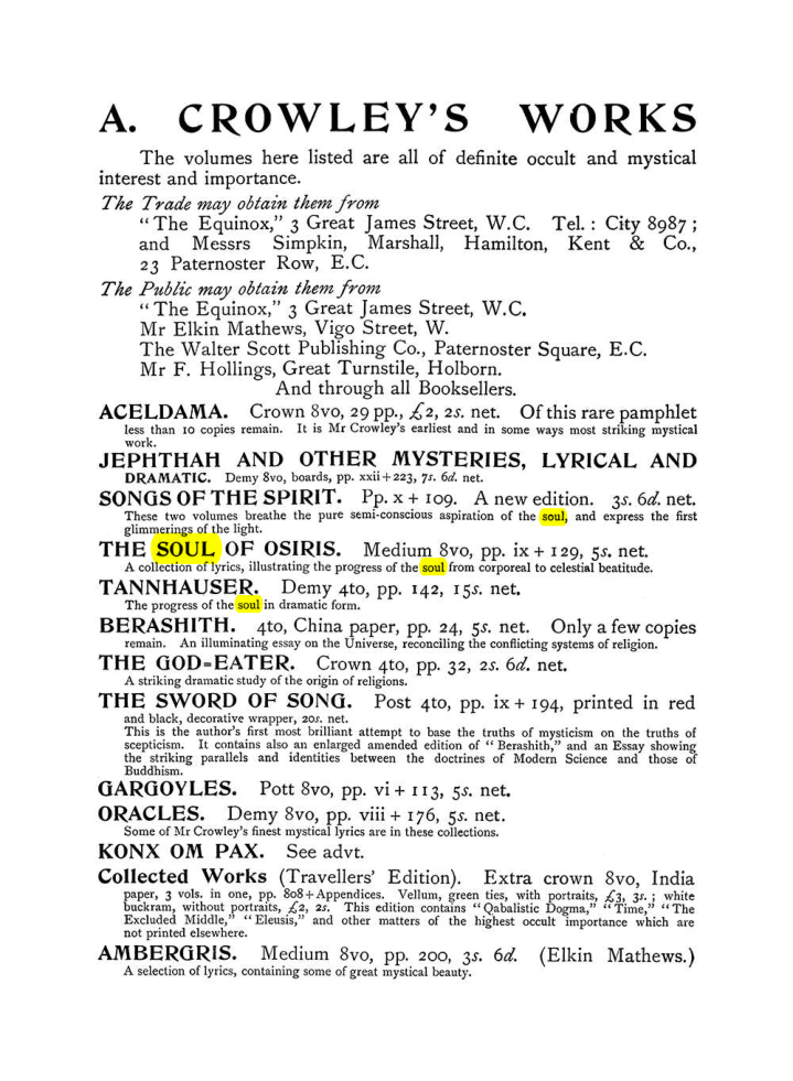 Original scan of The Equinox (Volume I, Number VI), PDF page 316