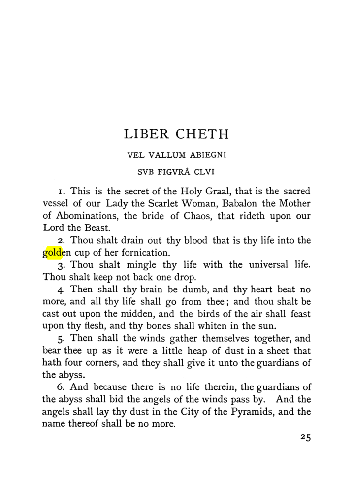 Original scan of The Equinox (Volume I, Number VI), PDF page 33