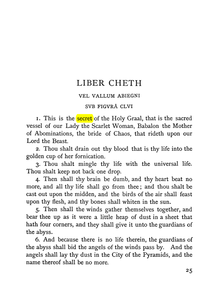 Original scan of The Equinox (Volume I, Number VI), PDF page 33