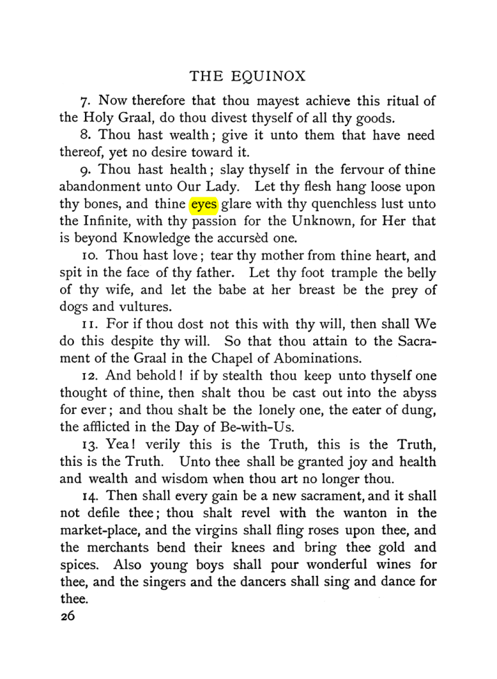 Original scan of The Equinox (Volume I, Number VI), PDF page 34