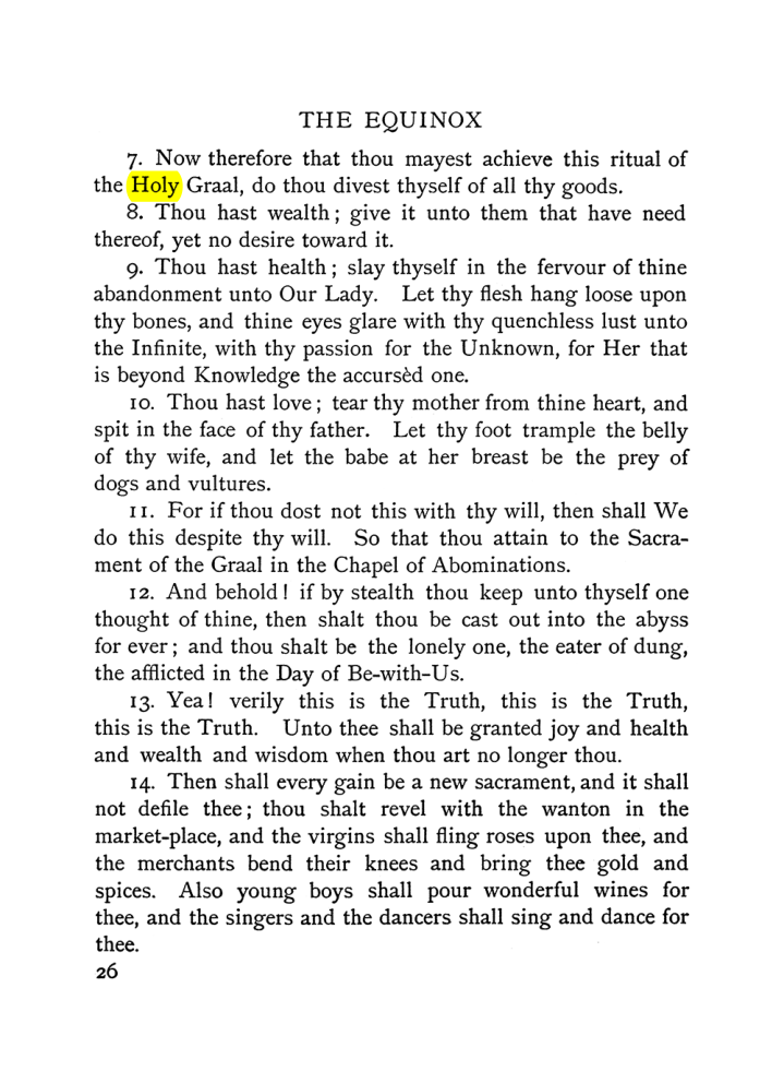 Original scan of The Equinox (Volume I, Number VI), PDF page 34