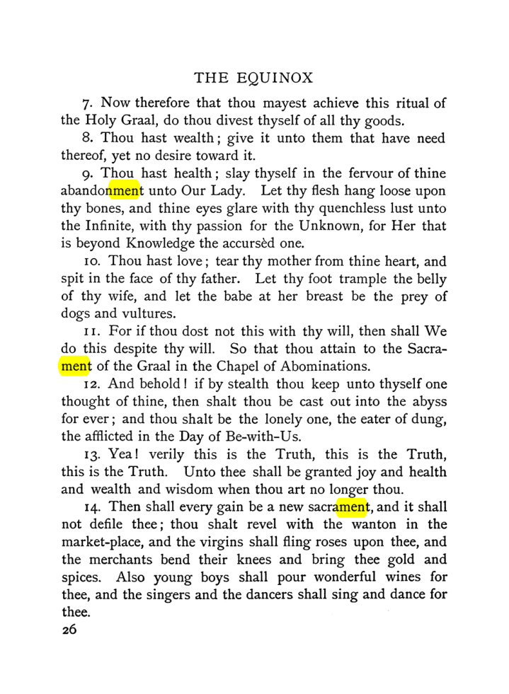 Original scan of The Equinox (Volume I, Number VI), PDF page 34