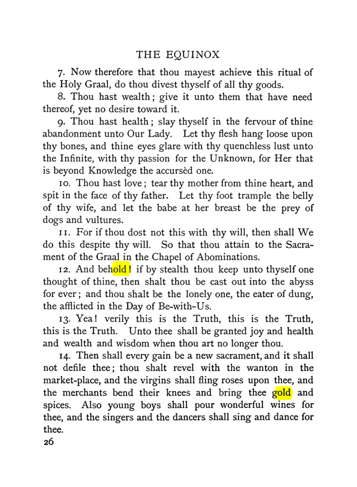 Original scan of The Equinox (Volume I, Number VI), PDF page 34