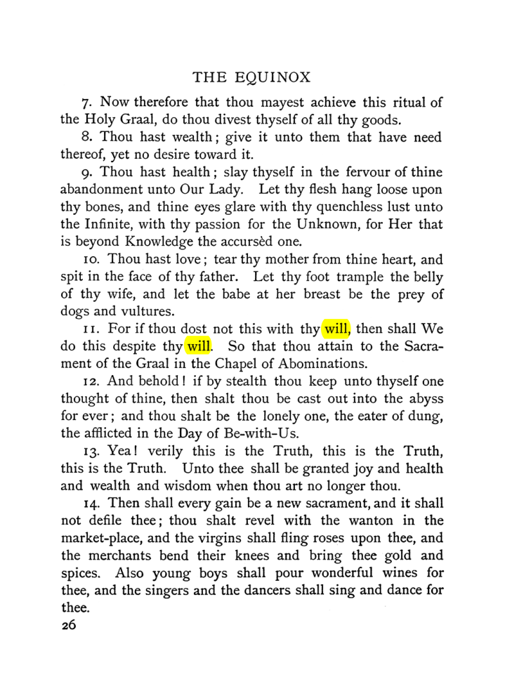 Original scan of The Equinox (Volume I, Number VI), PDF page 34