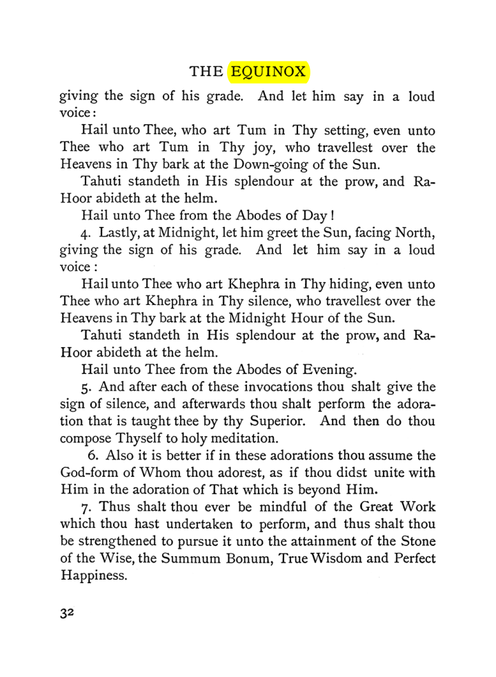 Original scan of The Equinox (Volume I, Number VI), PDF page 40