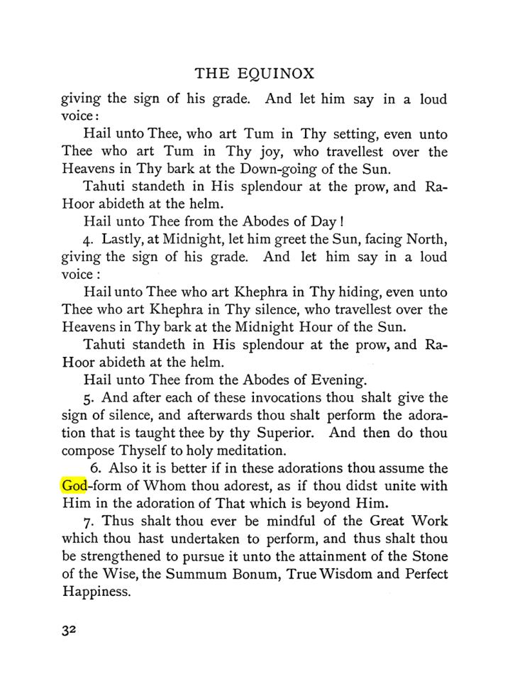Original scan of The Equinox (Volume I, Number VI), PDF page 40