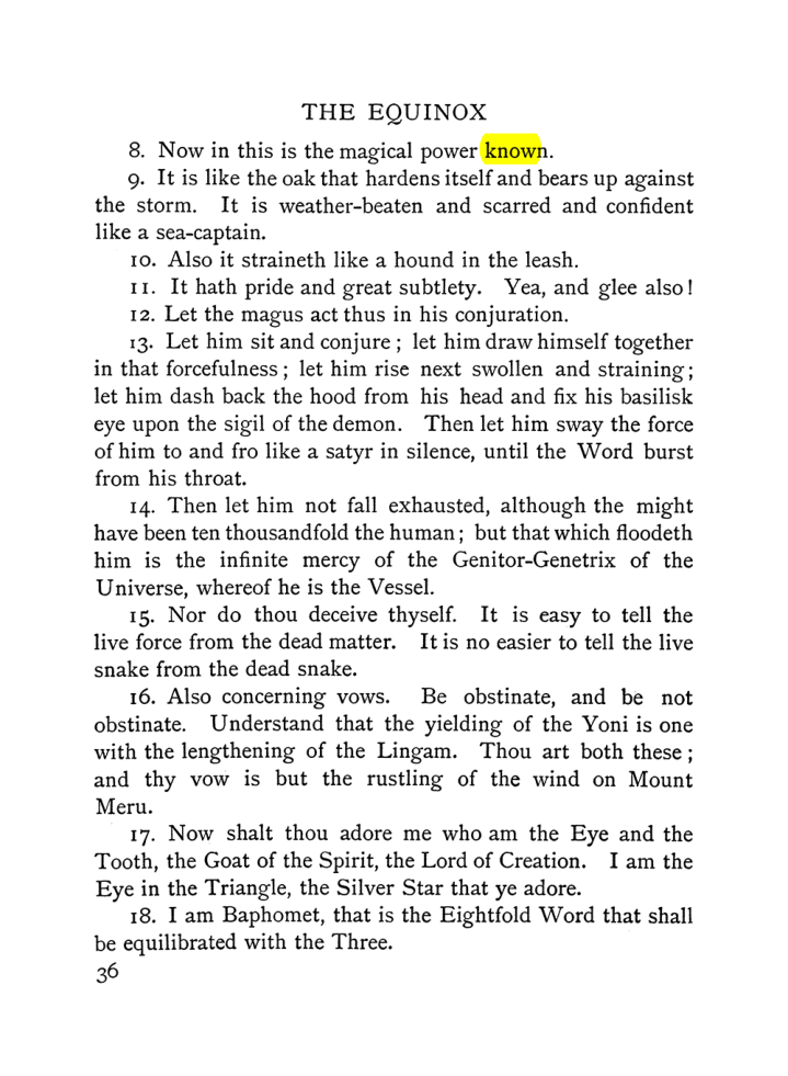 Original scan of The Equinox (Volume I, Number VI), PDF page 44