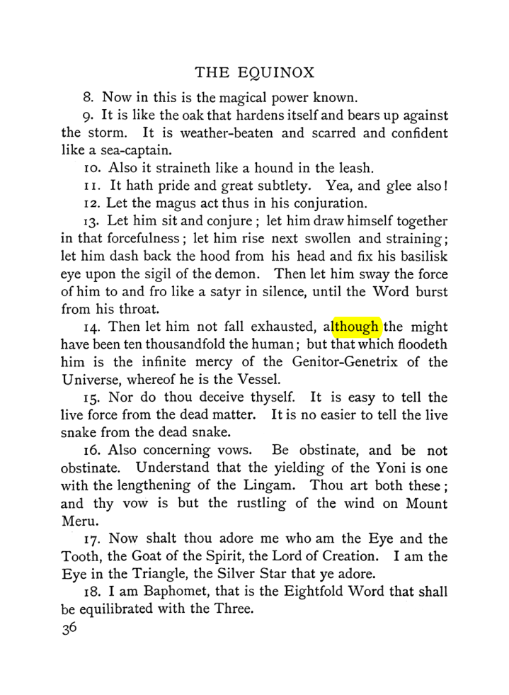 Original scan of The Equinox (Volume I, Number VI), PDF page 44