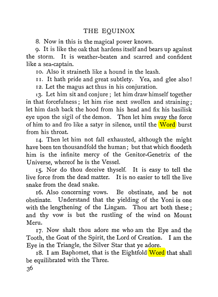 Original scan of The Equinox (Volume I, Number VI), PDF page 44