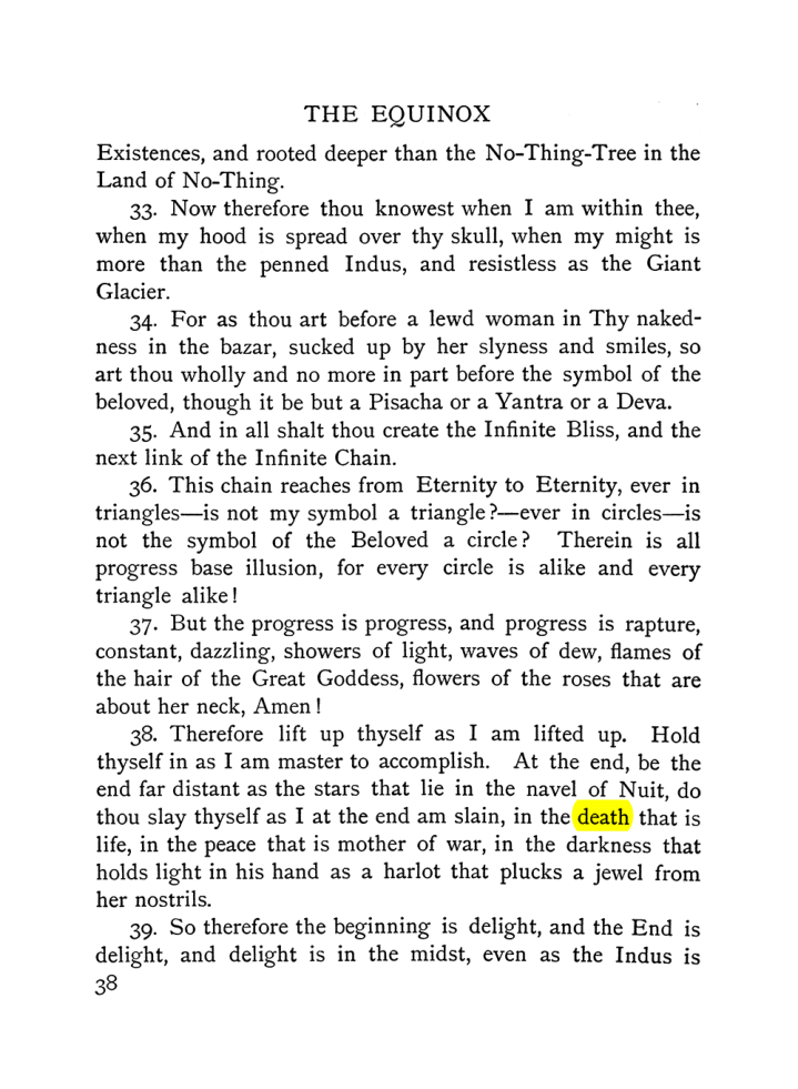 Original scan of The Equinox (Volume I, Number VI), PDF page 46